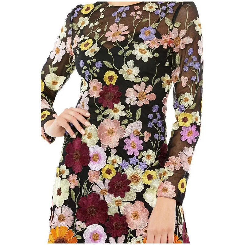 Vestido Curto Floral - Miss Taylor - Miss Femme